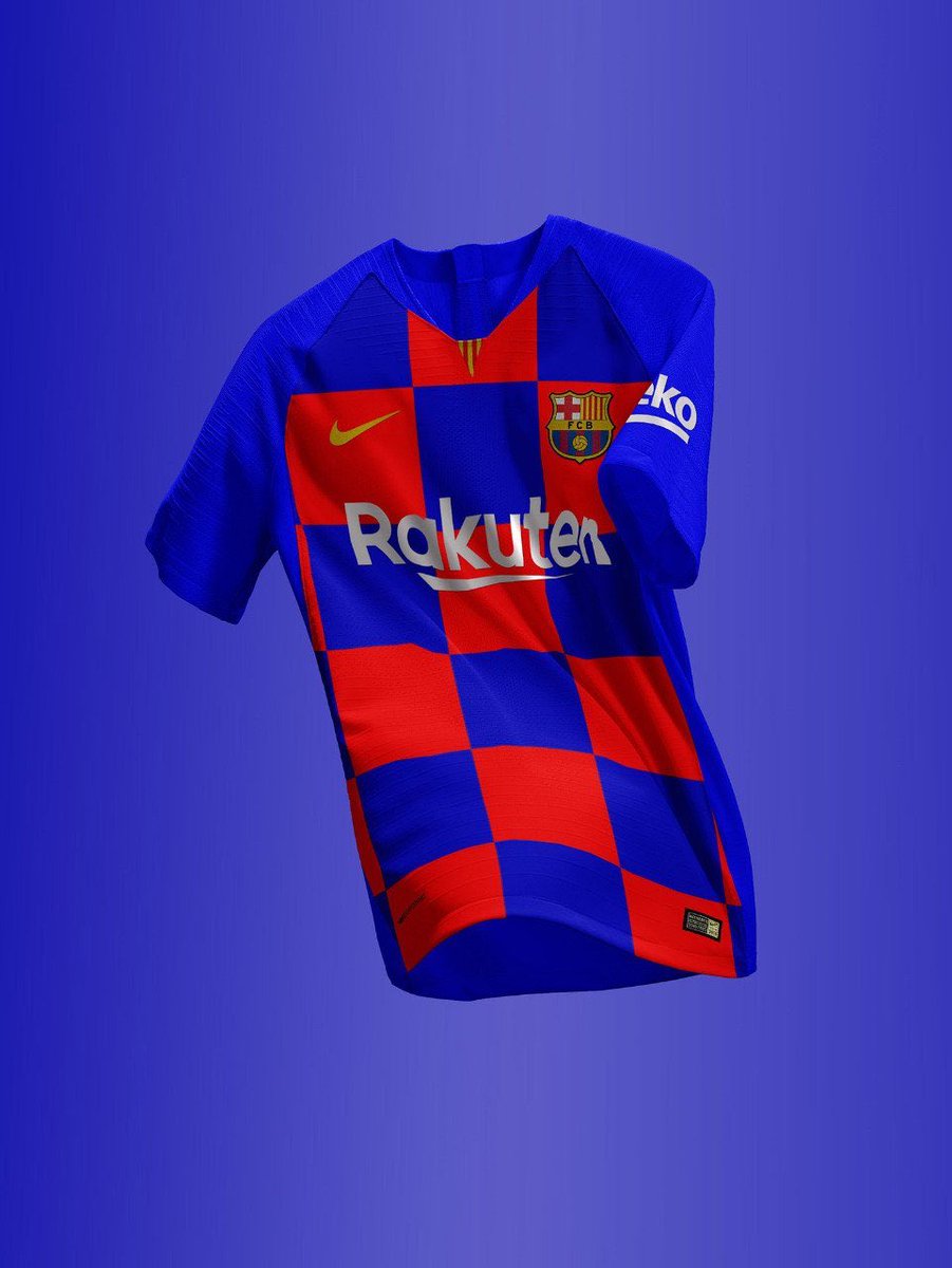 ActuFoot_'s tweet photo. Voici à quoi devrait ressembler le maillot du FC Barcelone la saison prochaine. (@jvehils) https://t.co/nLWZitZUoW