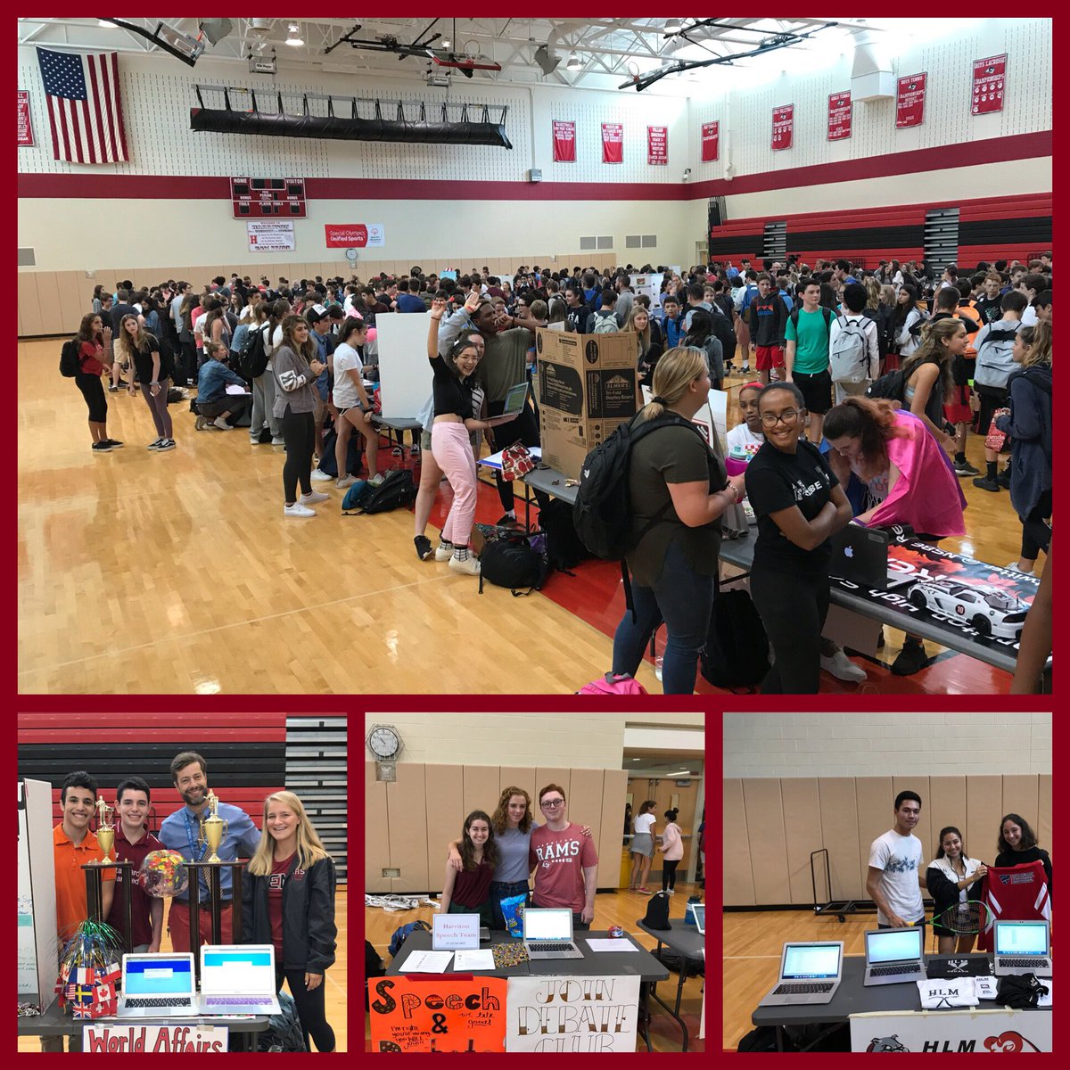 Harriton_HS's tweet photo. Our Ram Day was a success! Students had an opportunity to explore and sign up for the various clubs, sports, and activities Harriton has to offer. #RamPRIDE #RamDay https://t.co/yVD6ZjHnJn