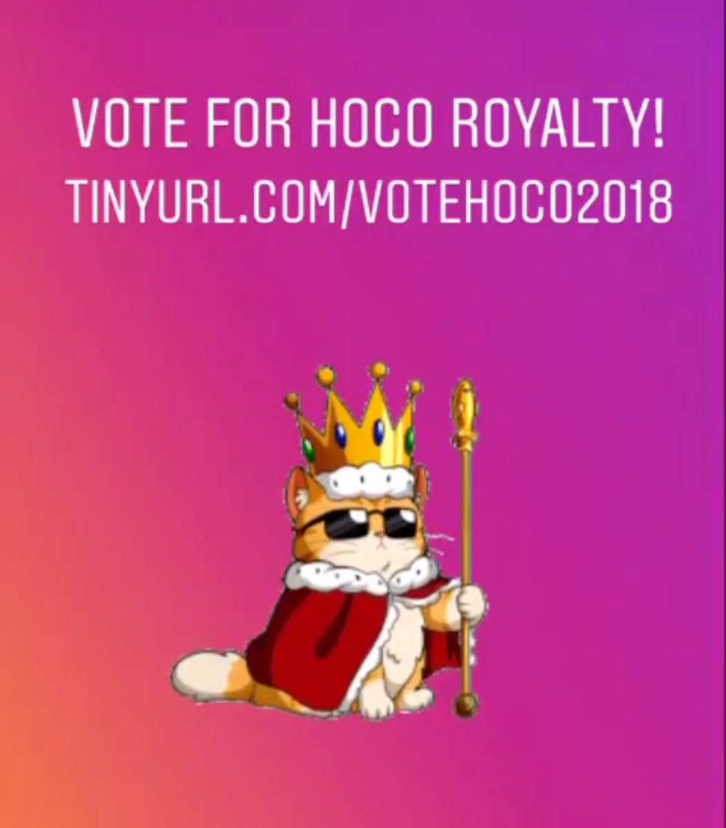 Vote hoco royalty!