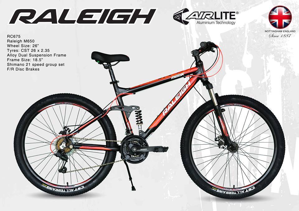 raleigh airlite mountain bike