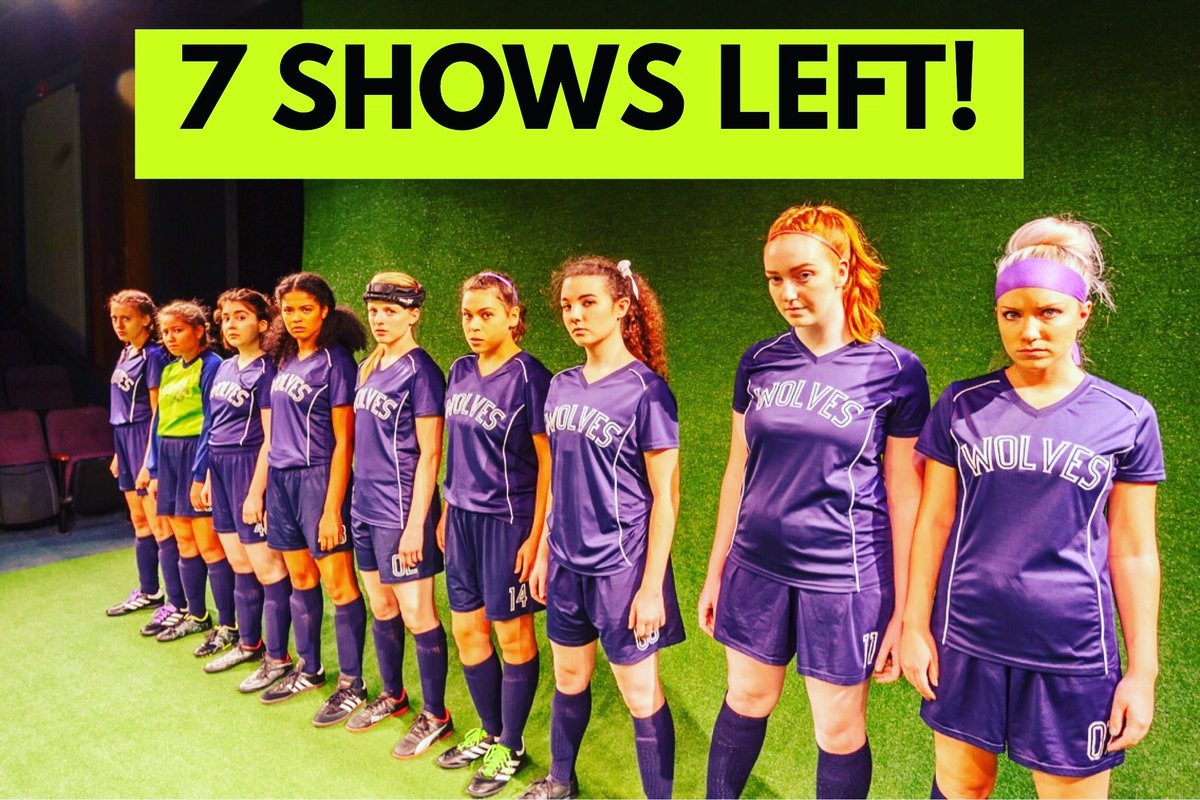 HippTheatre's tweet photo. We’re on it! The FINAL COUNTDOWN has arrived! THE WOLVES 🐺 closes THIS SUNDAY! ⚽️That means if you haven’t seen it yet, you better HUSTLE! 📲Onstage tonight at 7 p.m.! #thewolves #thewolvesatthehipp #wearethewolves #finalcountdown #7showsleft #hustle https://t.co/4jC16cB5fx