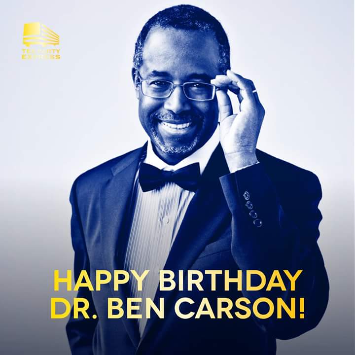 Happy birthday to our great Mr. Ben Carson 