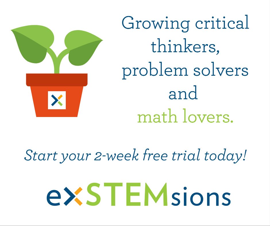 exSTEMsions's tweet image. At exSTEMsions, our goal is to help parents grow #middleschoolers who are strong #criticalthinkers, and #problemssolvers, and who love math! 

Your child could #lovemath! 

Start your 2-week free trial today! amp.gs/yLKQ

#homeschool #middleschool #gifted #familymath
