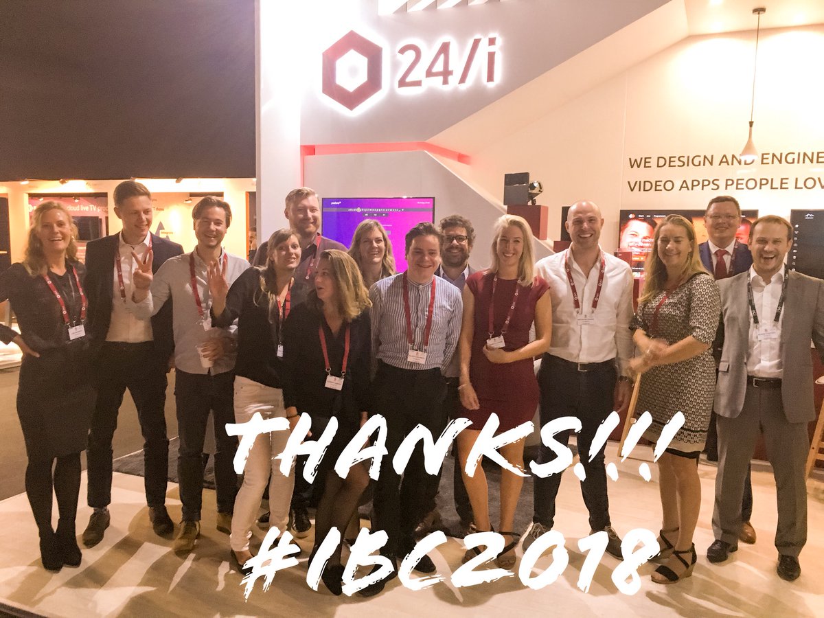 That’s a wrap!!!! @IBCShow is over for this year and what a fantastic show it has been! We’ve had a blast! #IBC2018 #ibcshow #24iteam