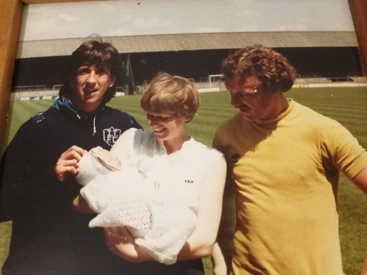 Numbskull_100's tweet photo. Memories if the Beat. That's me, my mum, The Beat and @Paul_Mariner. Taken May 1981. #RIPBeat https://t.co/saek40lhIB