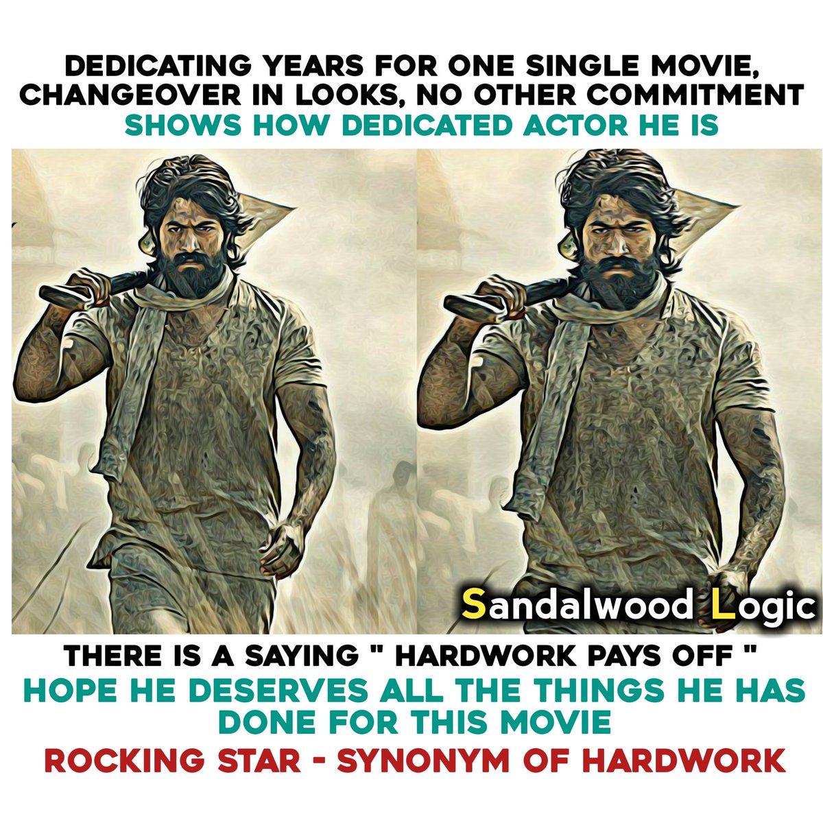 SandalwoodLogic's tweet photo. Just Few more Hours to go 🔥🔥
Like our FB Page - https://t.co/Ov40ELt67R
#KGFUpdatesTomorrow https://t.co/25Xx4b8Q9r