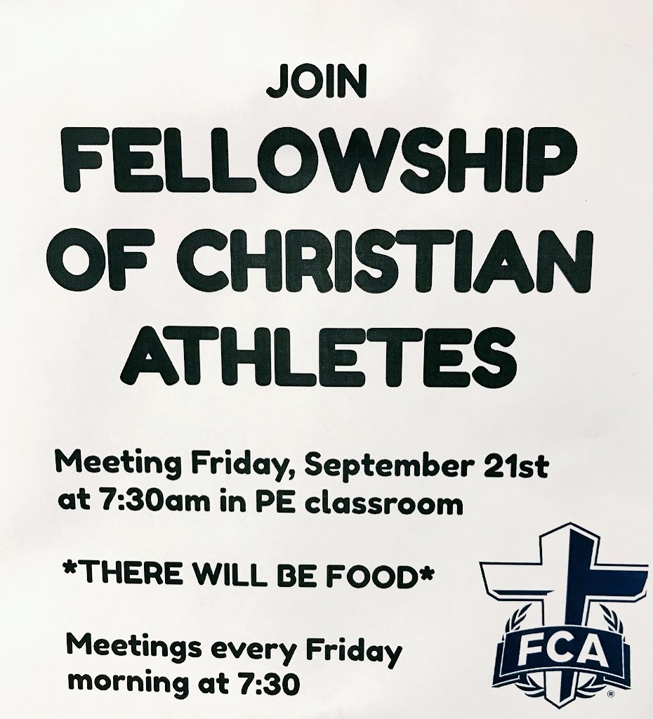 LANCERSFCA's tweet photo. Our first meeting is this Friday! Meet us in the PE classroom(located in the hallway between the cafeteria and auxiliary gym) to learn more about the club! https://t.co/tXk0o48g9b