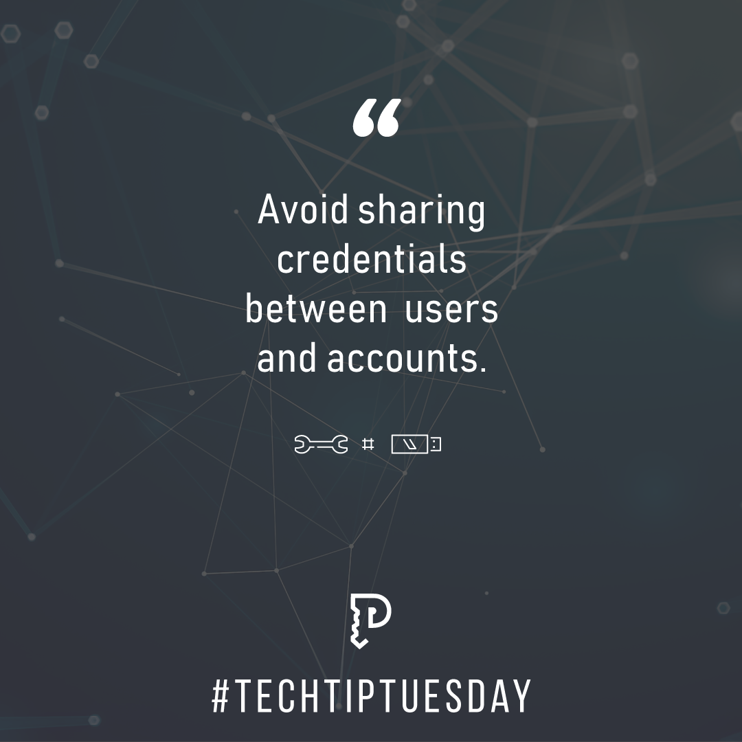 Passportal's tweet photo. Create & rotate unique credentials for every user account. Best practice: Set access limitations for technician control or user defined by role. The more control you have, the lower the chance of an unauthorized compromise. #TechTipTuesday #MSP #MSPEfficiency #Cybersecurity https://t.co/zsN1b4WfDB