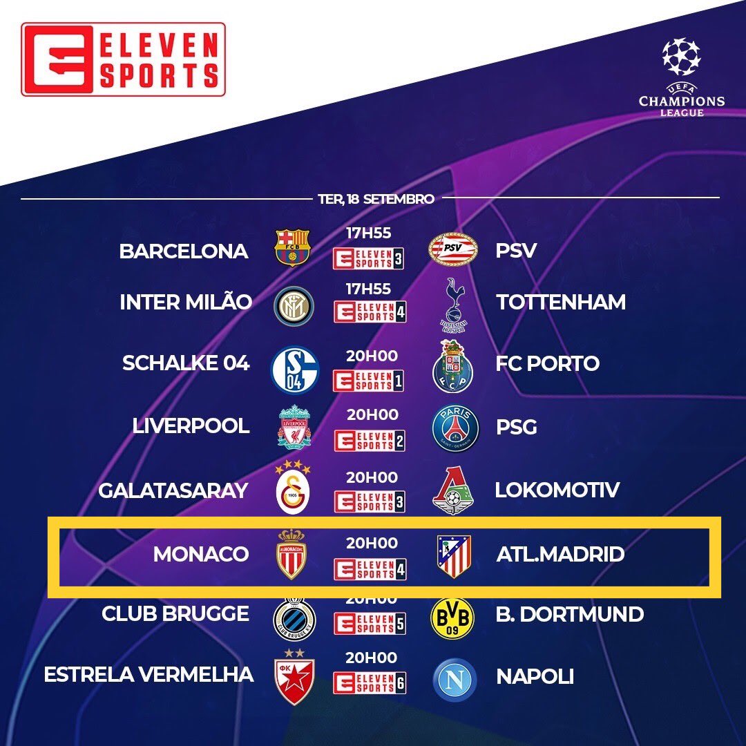 RespirarFutebol's tweet photo. Falcao contra o Atlético. Lemar contra o Mónaco. Jogo de “ex” entre vice campeões de França e Espanha. Acompanhe o jogo comigo, na ElevenSports, a partir das 20:00.
#ChampionsEleven #UCL #MONATL https://t.co/4FOPPCDanc