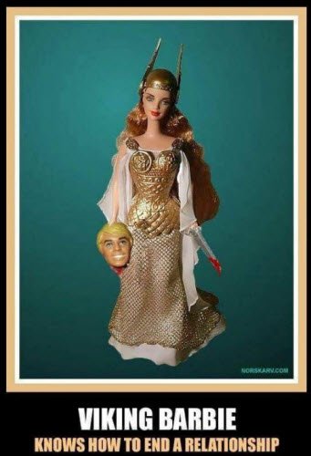 twitter viking barbie