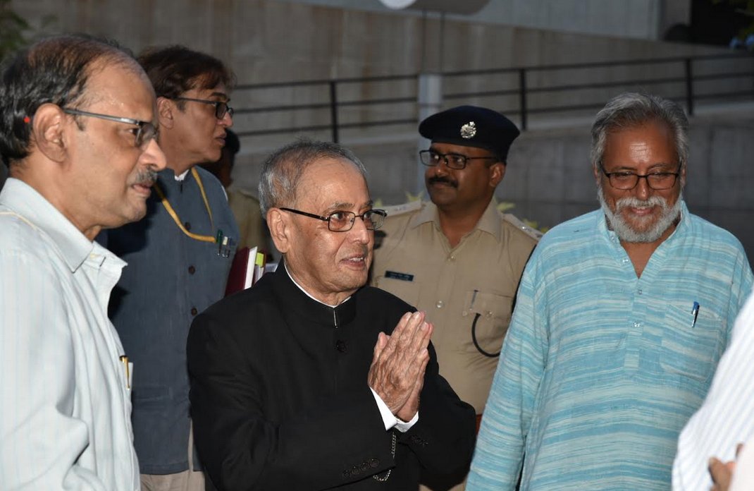 Former President Dr Pranab Mukherjee delivers first lecture at IIM Ahmedabad as distinguished guest faculty