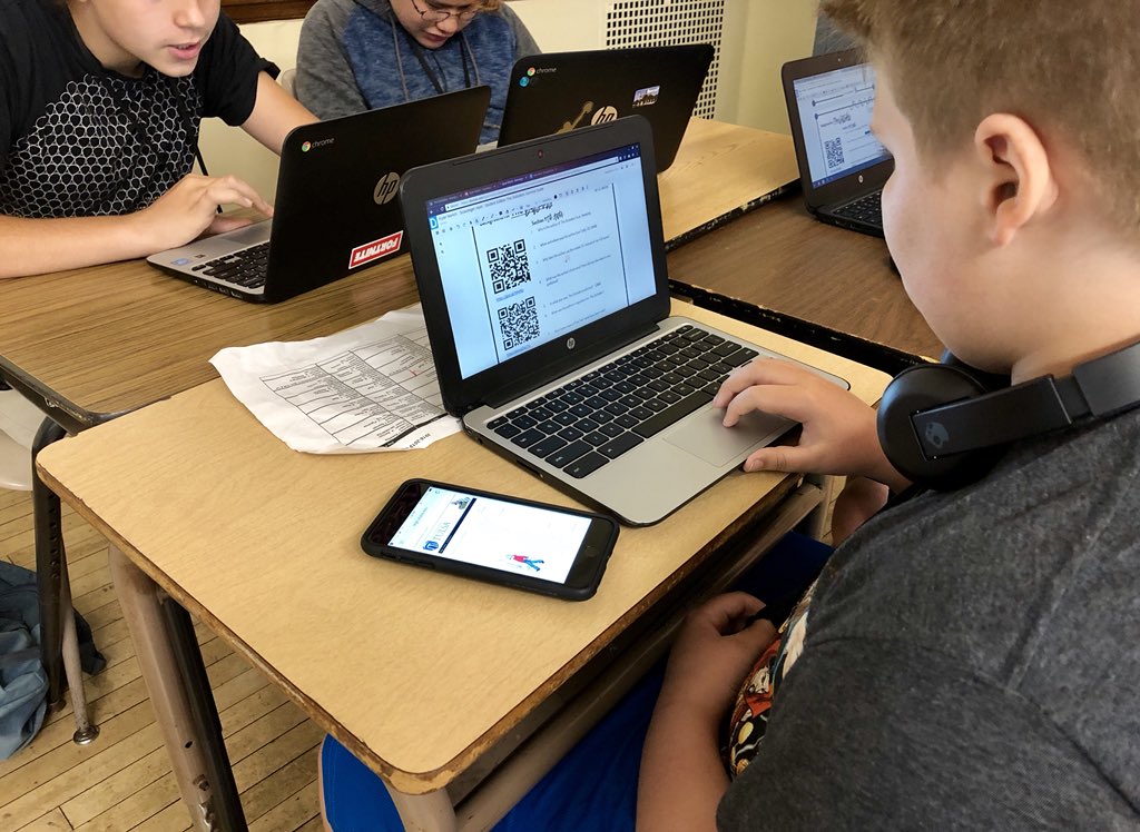 MTMattiace's tweet image. Going on a scavenger hunt w/ QR Codes to build background knowledge! 🔍 Getting ready for The Outsiders! #7thGradeRocks #WeeRead #futureready @WeehawkenTSD @FAmato53 @RobFerullo4