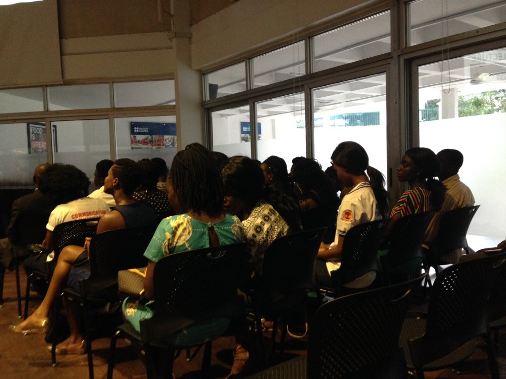 Fii_233's tweet photo. Happening now: #IPRWeek2018 at the @BritishCouncil , Accra. https://t.co/JAEpZ0tLlS