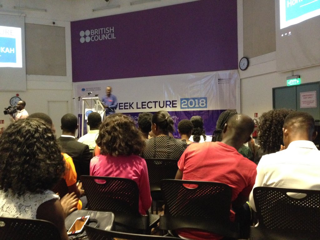 Fii_233's tweet photo. Happening Now- #IPRWeek2018 at the @BritishCouncil , Accra https://t.co/VXrBAuyXDV