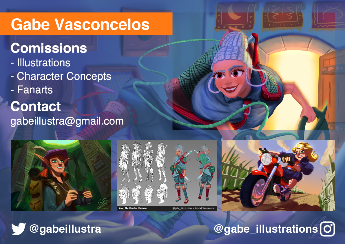 Gabe Illustrations On Twitter My Art Commission Banner D