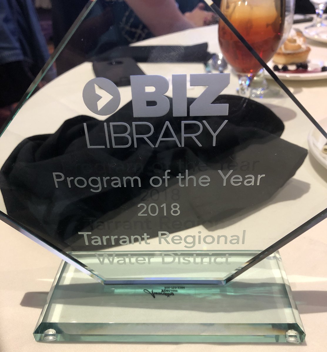 VicJams's tweet photo. @BizLibrary @TRWD_News TRWD wins Training Program of the Year! #Align18 https://t.co/M2yP9atdR6