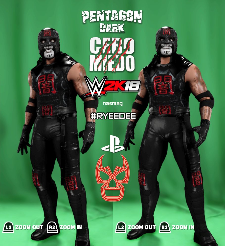 Hey @WWEgames fans, for those who still play #WWE2K18.. @PentagonJunior #caw is now on CC for #PS4. Use #RYEEDEE as a search tag. Enjoy 😙
#Ceromiedo #LuchaLibre #PentagonJr #PentagonDark #Lucha @TheSDHotel @SmackNetwork @OfficialCAWsWS @ElementGamesTV #PS4share #raiee86