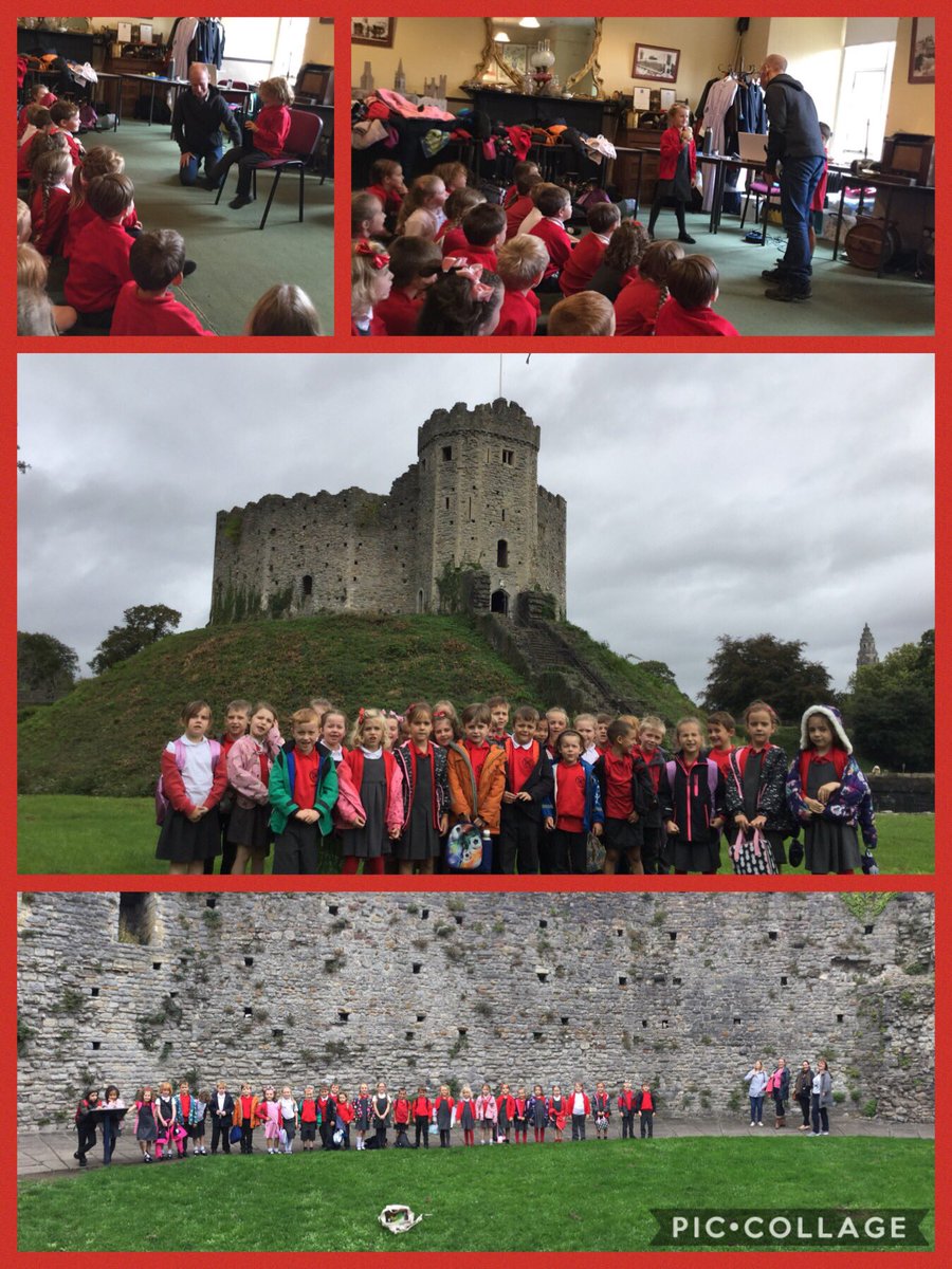 standrewsmajor's tweet photo. Knights, Damsels and Dragons! A great trip today at Cardiff Castle #SAMsY2 #SAMsTrips https://t.co/Uq4tCGazhK