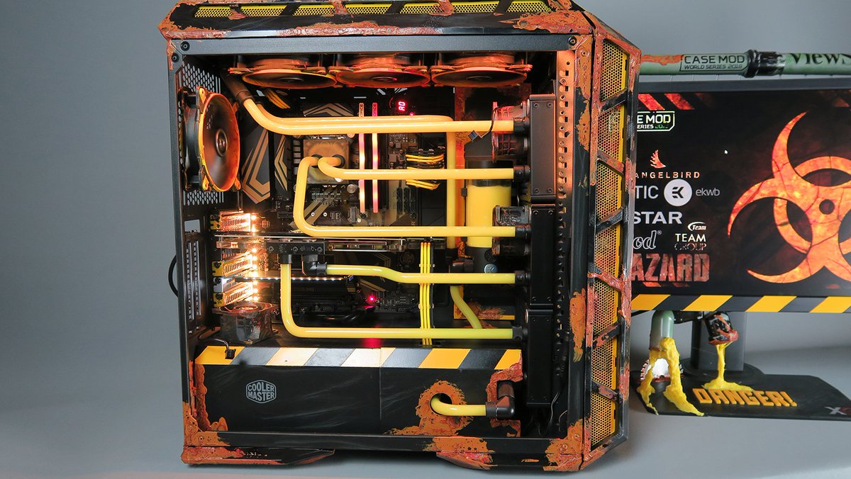 Cooler Master Biohazard One Of The Most Epic Submissions Of The Case Mod World Series 18 Mod By Pc Crazy