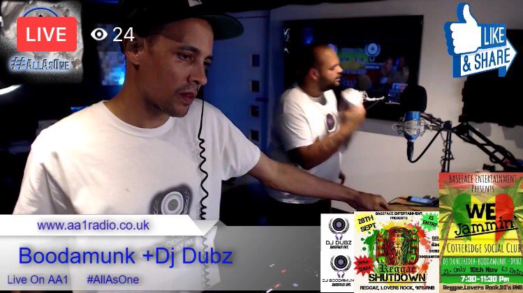 Catch me on <a href="/AA1RADIO/">AllAsOne</a> right now