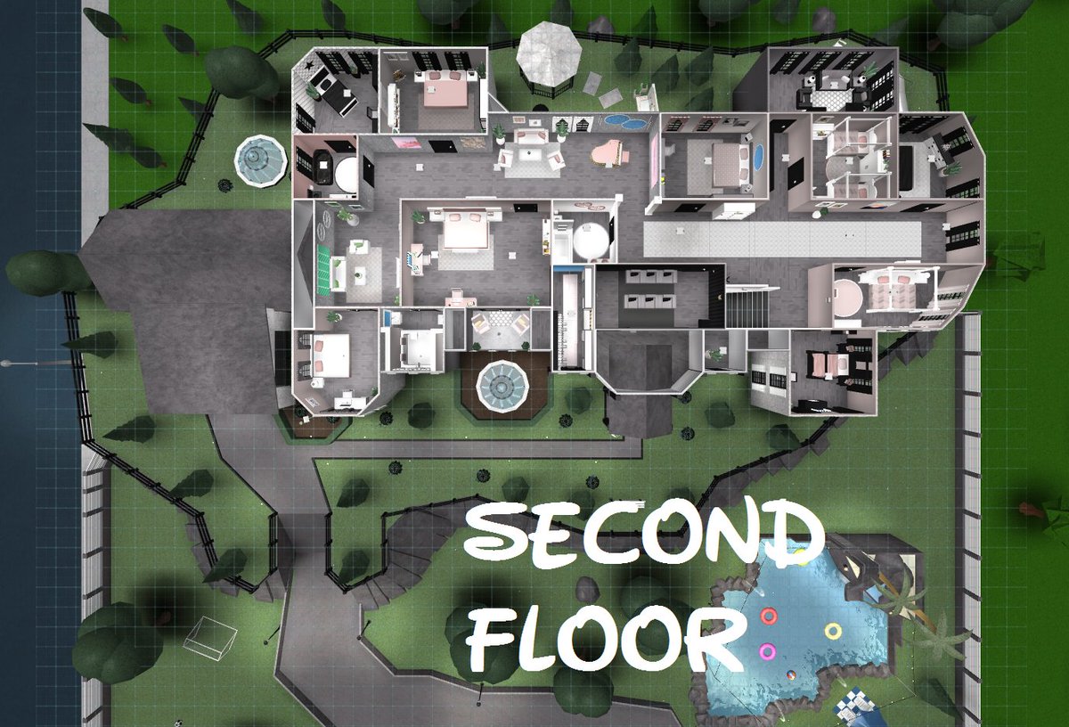 0 Result Images of Roblox Bloxburg Modern House Layout - PNG Image ...