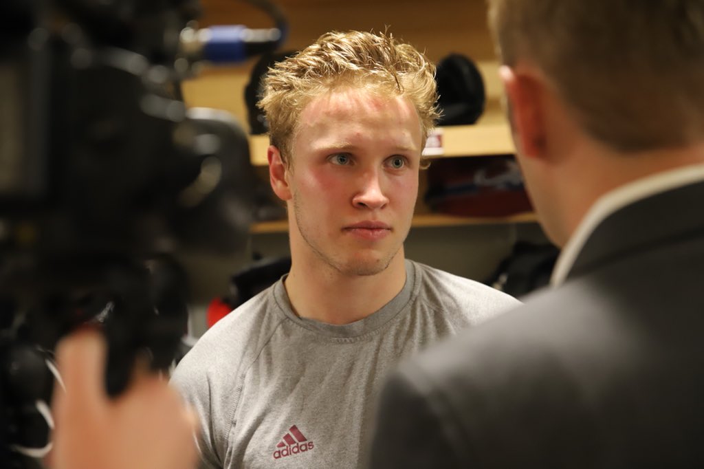 Logan O’Connor will be making his Burgundy &amp; Blue debut, too!

#GoAvsGo