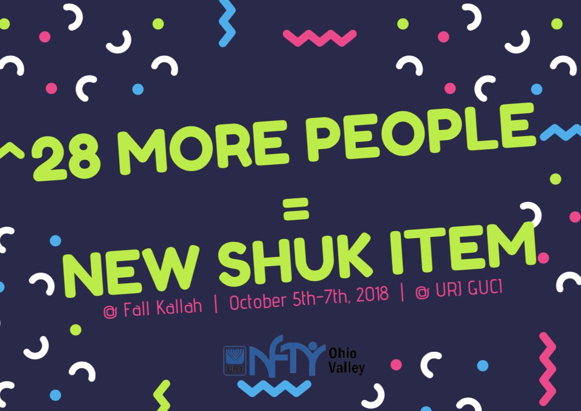 NFTYOV's tweet image. We only need 28 more people to register and we will get an awesome new shuk item! Sign up for Fall Kallah NOW