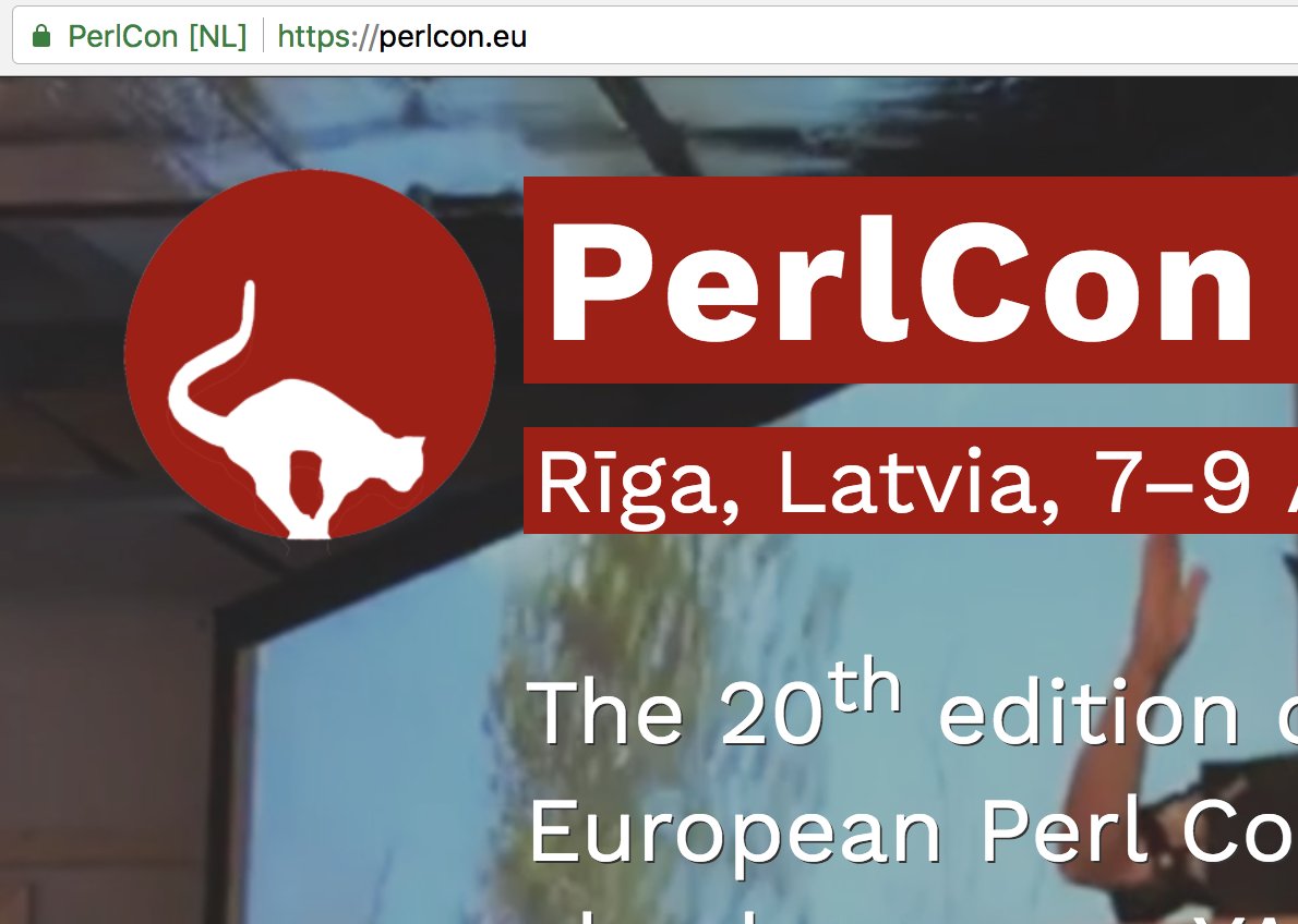 The European Perl Conference in Riga 2019 tweet media