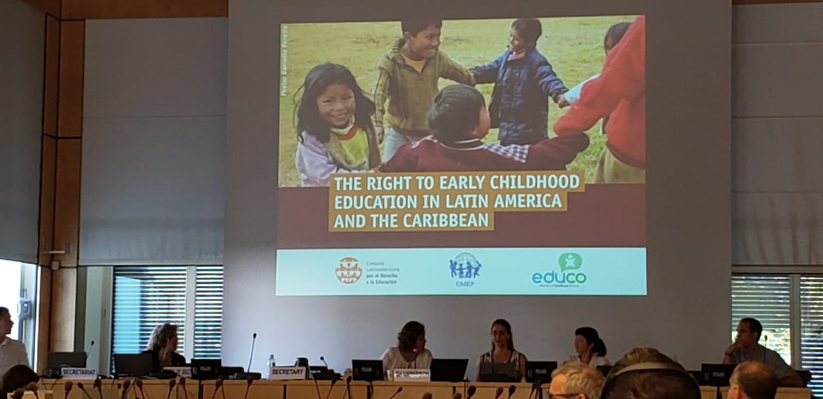 redclade's tweet photo. En audiencia ante el Comité de los Derechos del Niño de la ONU, presentamos retos de la educación y el cuidado en la 1ª infancia en la región, abriendo camino para la colaboración con esta instancia, hacia la realización plena del derecho humano a la educación en la 1ª infancia https://t.co/q4aCerfyuy