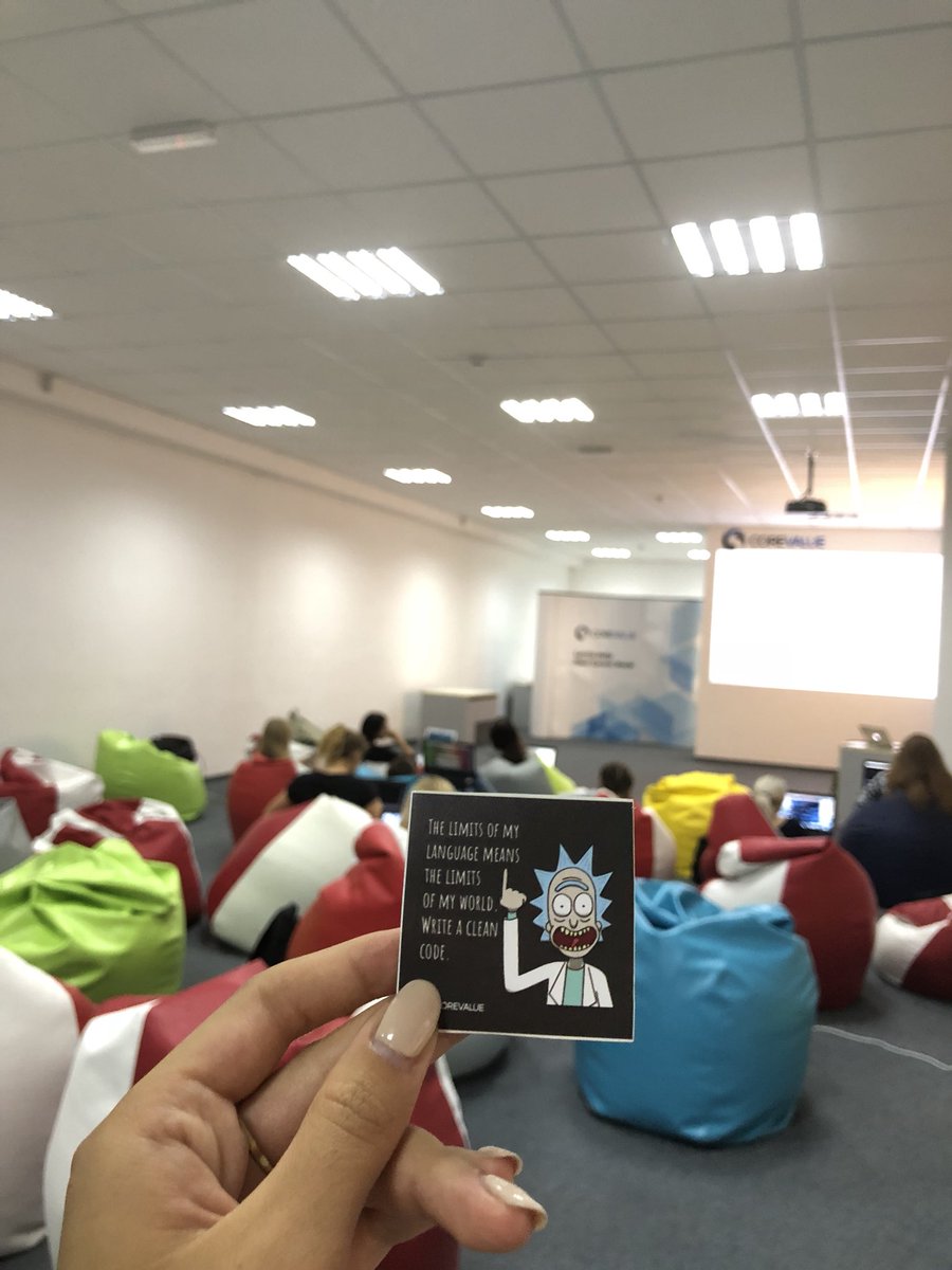 Today <a href="/wtmlviv/">Women Techmakers Lviv</a> organized very cool workshop with awesome @ilavriv as a mentor/speaker . 

Our attendees created their first api-based web app👌🏻

Btw, our hosts have nice stickers, don’t they?😏