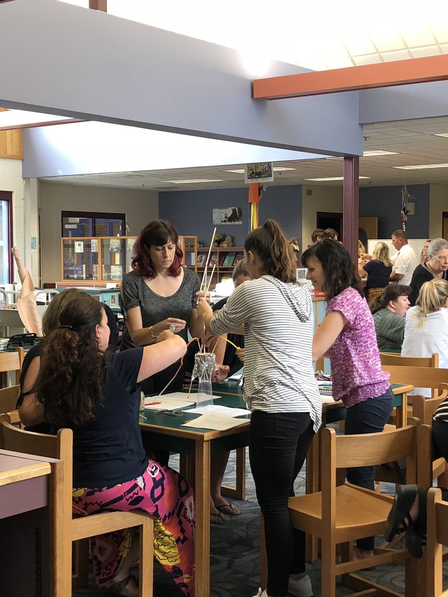 MilfordMS's tweet photo. MMS teachers and STEM  #PBL https://t.co/KcGMKVUU0q