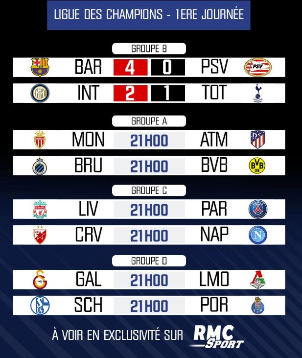 RMCFootShow's tweet photo. #LigueDesChampions  Que retenez-vous principalement des deux premiers matches de la soirée ?  Le triplé de Messi, la merveille d'Icardi, l'écroulement des Spurs,  autre... ? Vous avez carte blanche pour la réponse, on en parle dans le #RMCFootballShow avec @francoispinet 💥 ! https://t.co/FrNkJQqDzF