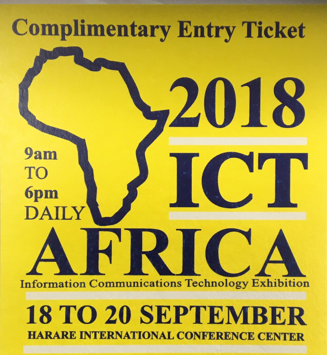 It’s that time again when ICT players converge to showcase their products and services @ICTAfrica held at the HICC from 18 to 20 September 2018. Come and experience the seamless connectivity of services at the @NetOneCellular stand through @OneFusionZW and @OneMoneyZw