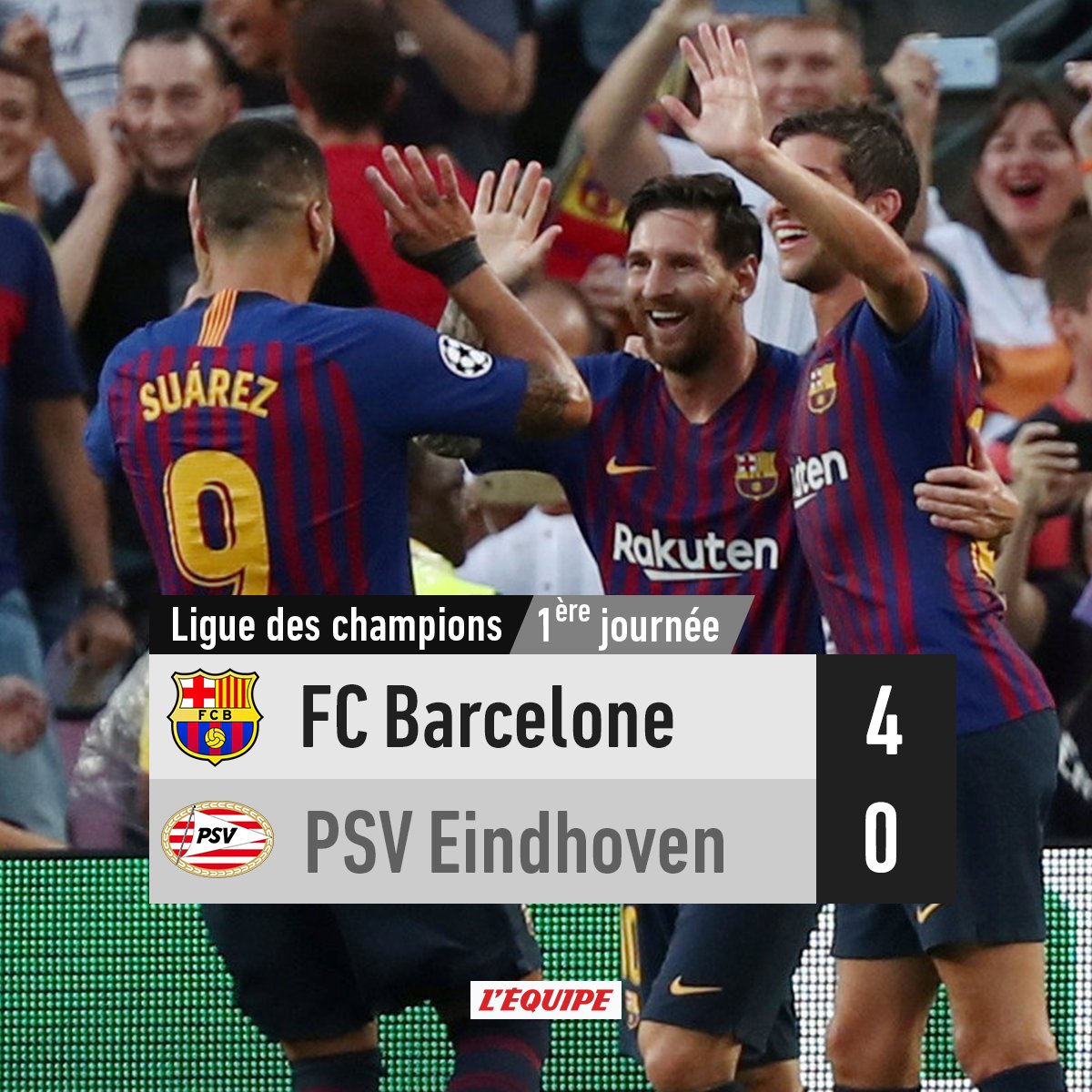 lequipe's tweet photo. Messi régale !

Les buteurs > https://t.co/8kJMdiA5Nb https://t.co/hw4jARQfJr