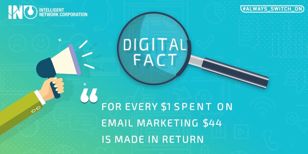 INCHOUSE2's tweet photo. #Digital #Fact #Email #INC_House #Always_Switch_On #MarketingStrategy https://t.co/J9UDZ9UuFZ
