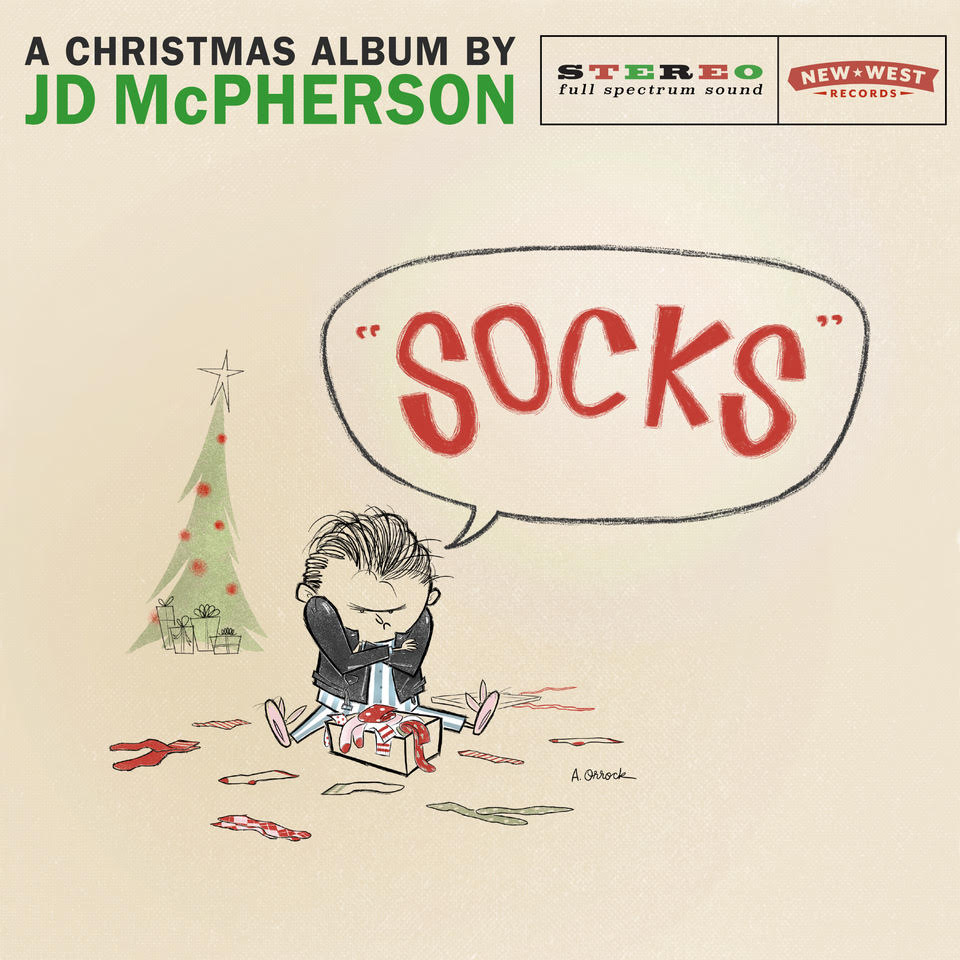 jdmcphersonjr's tweet photo. "SOCKS" - 11 original Rock N' Roll Christmas tunes, including the first EVER physical pressing of "Twinkle (Little Christmas Lights)", coming November 2nd on @newwestrecords .  We're very, very proud of this thing.  Watch for a killer diller tour as well! https://t.co/BKLe8DPAuz