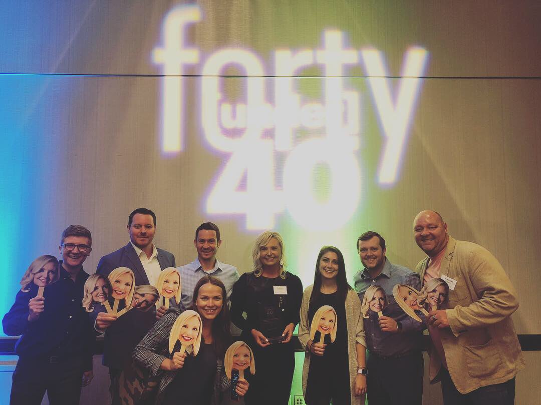 SummerCrenshaw's tweet image. What an event. Thanks @BusinessCourier for an amazing award ceremony. Humbled to be a part of the 2018 Class of #fortyunder40. #techohio #startupcincy #cincystrong #teamtilrhasjokes