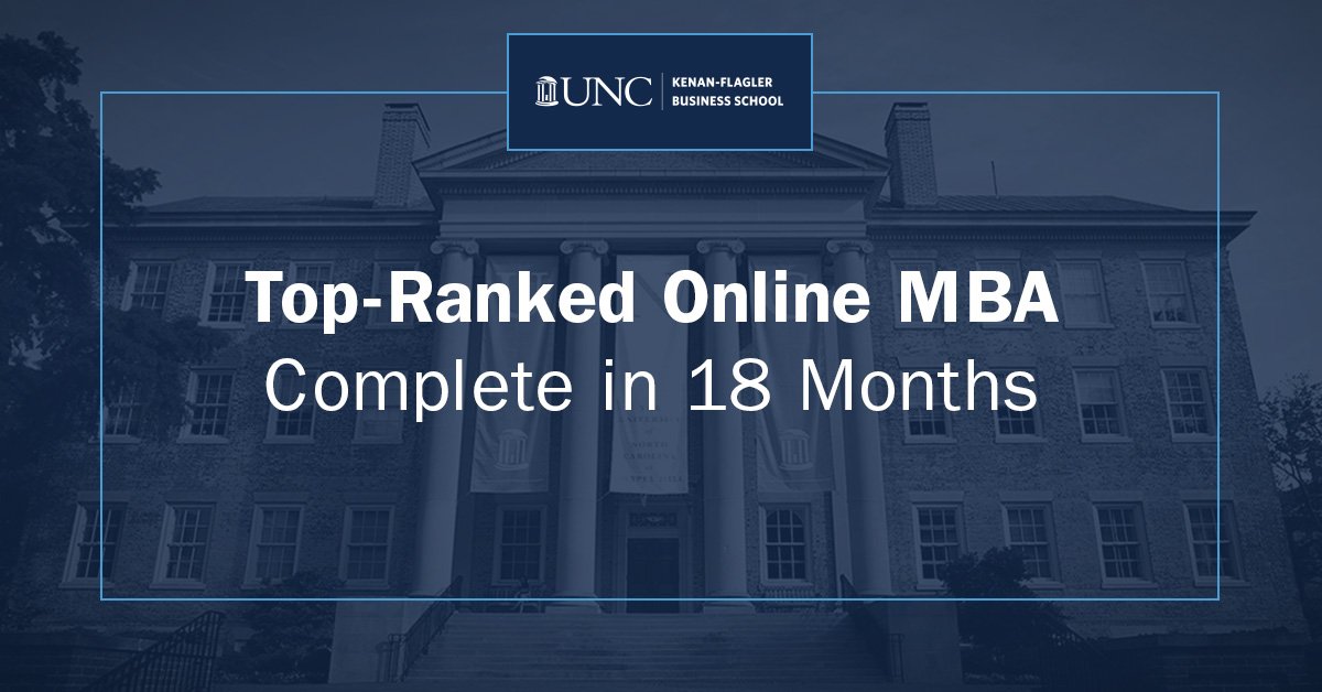 MBA@UNC on Twitter: "UNC-Chapel Hill's top-ranked online MBA is