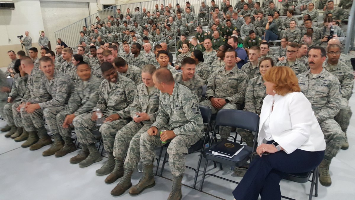 SenatorHeitkamp's tweet photo. @usairforce @TeamMinot @319ABW Last month, I was honored to visit @319ABW #GlobalHawkBase w/ @SecAFOfficial Wilson &amp; base leadership for an update on base operations &amp; the #GlobalHawk mission providing essential intelligence, surveillance, &amp; reconnaissance to combatant commanders across the globe. https://t.co/xpz07HMMkM