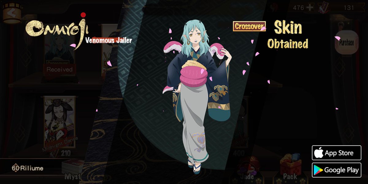shoichinya's tweet photo. #Onmyoji# I got a brand new rare skin! Check it out and try your luck! https://t.co/sibmnuI65z