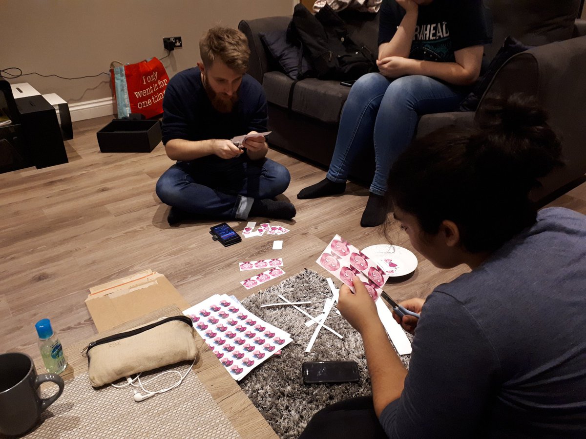 SteelRoseInt's tweet image. Our team diligently prepping our freebies for #EGX ! #tranzfuser