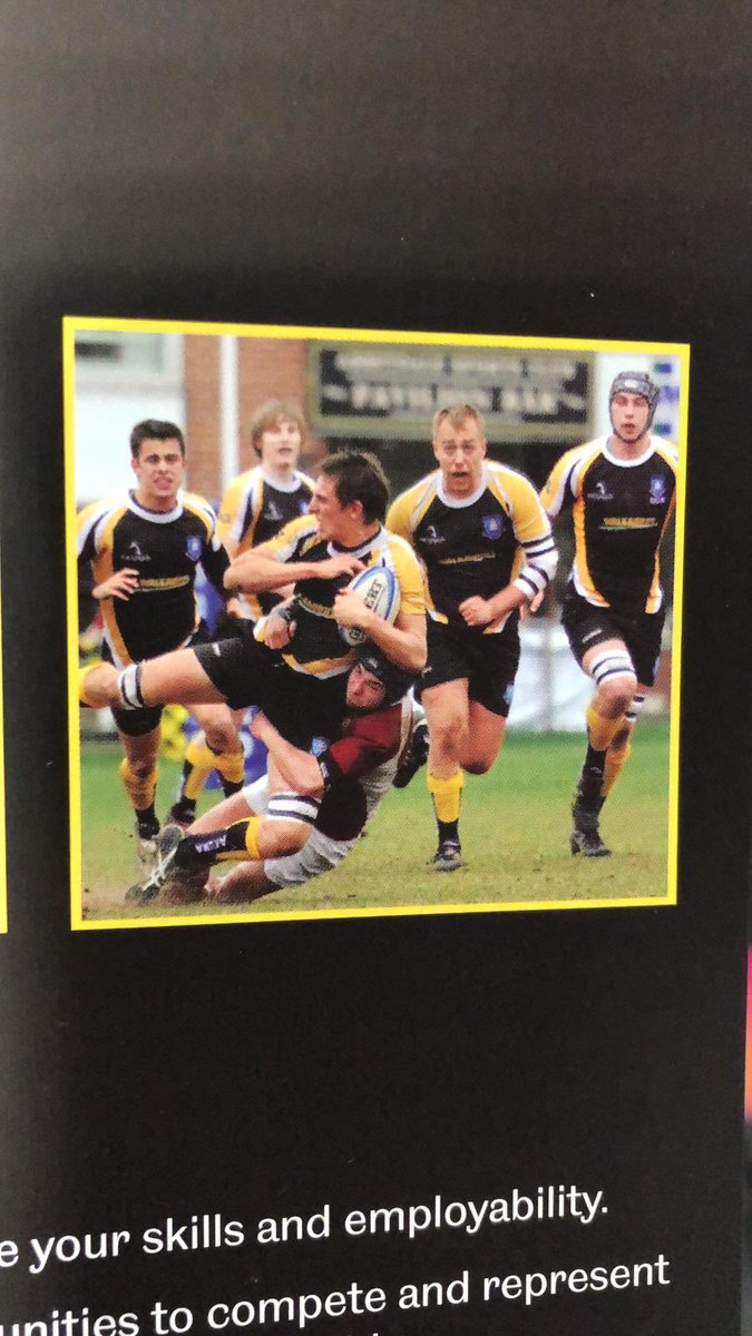 10 years since I moved into Endcliffe! Nice to see <a href="/sheffielduni/">The University of Sheffield</a> and @SportSheffield are still using my photo to recruit 😂 👍🏻! Happy Freshers week #throwback #rugby #marketing #endcliffe #yarncliffe #freshers2018