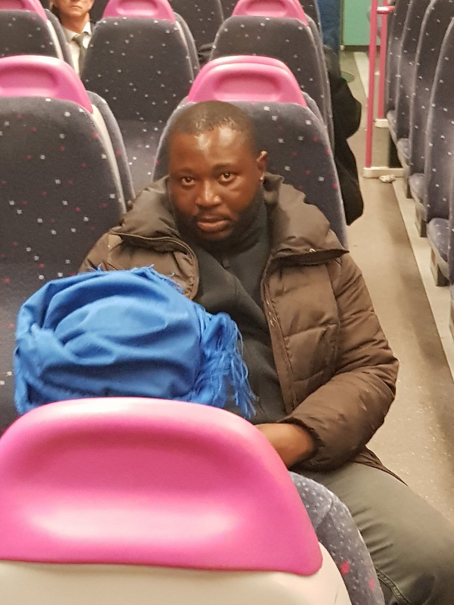 mickdowlin's tweet photo. @c2c_Rail this bloke had a few smokes on 703 from fenchurch. Challenged by some passengers but continued. Then threatened passangers. Reported at Central but was told not there job to contact BTP!! Unbelievable. Who's job is it? https://t.co/IqrnhLXhHj