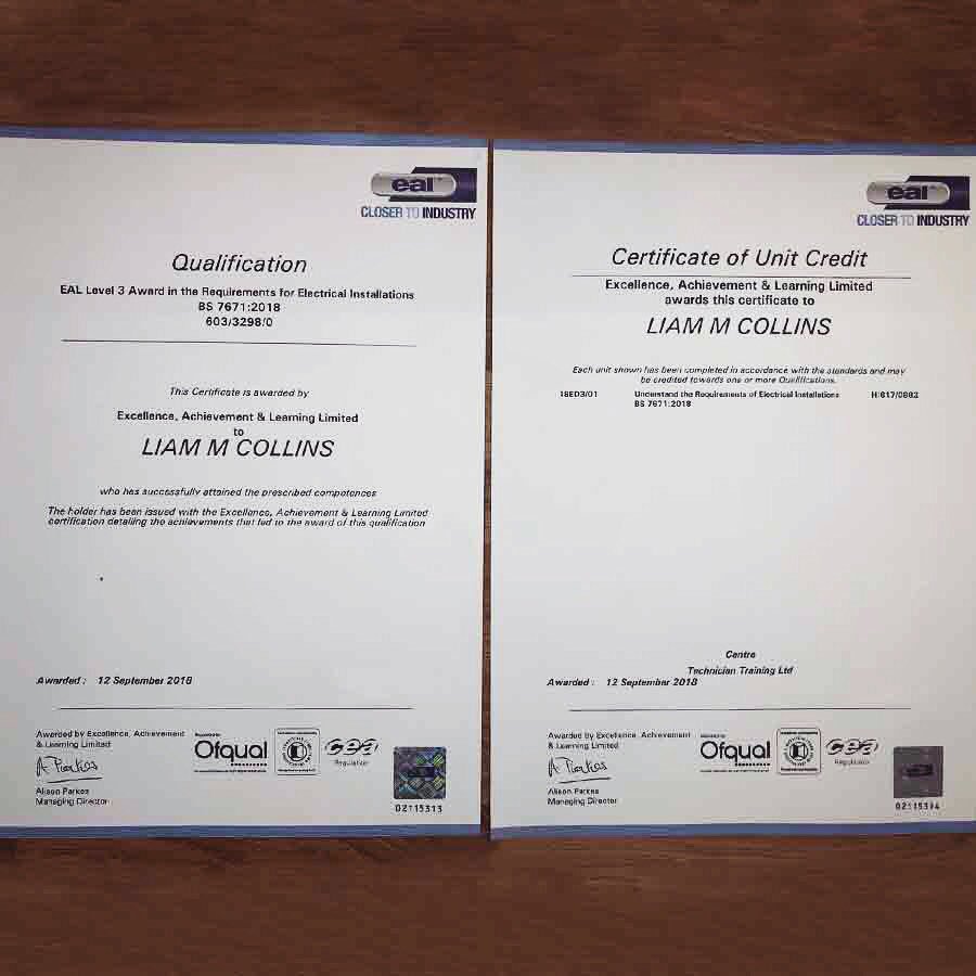 TechTrainingLtd's tweet photo. If you’ve successfully completed your 18th Edition course, your certificate will be sent to you in the next 48 hours! It’s been a pleasure working with you all and congratulations!
.
.
.
#electrician #electrics #18thedition #education #wiring #congratulations #certificate https://t.co/oHqgCeK5hR