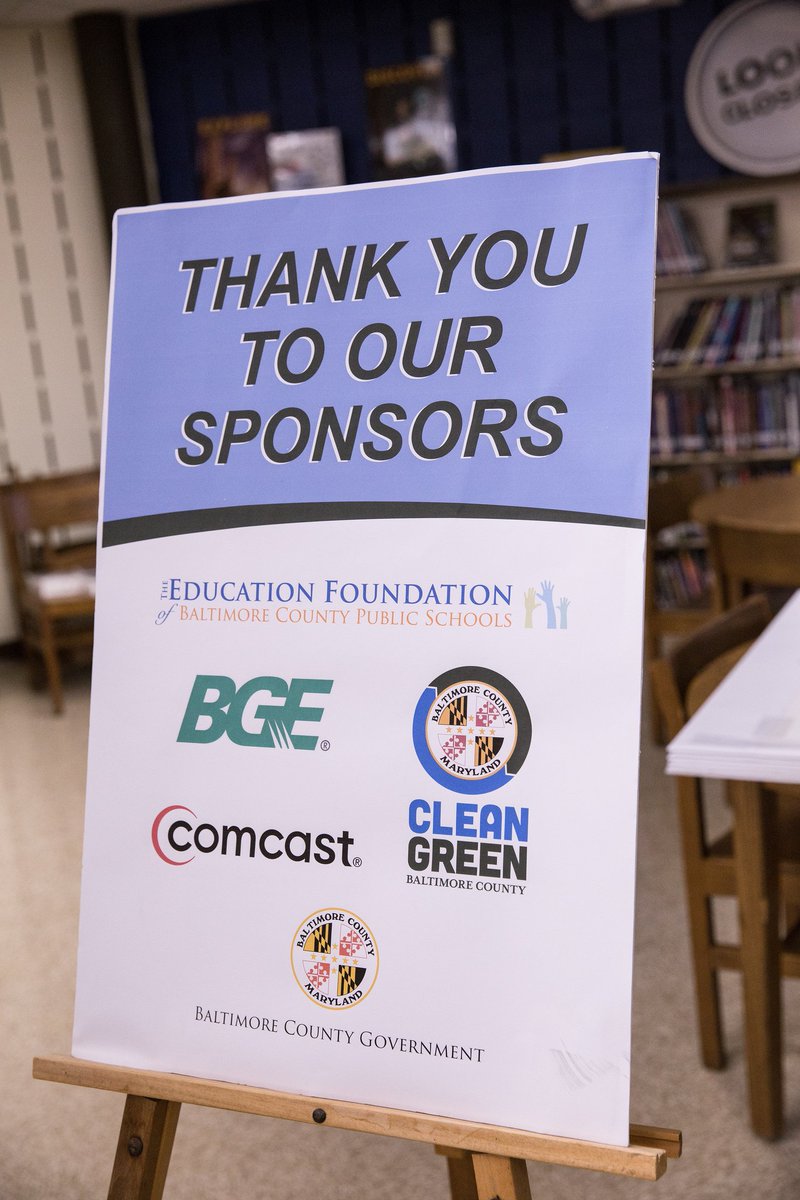 BaltCoGov's tweet photo. The winners of the #CleanGreen15 Litter Challenge $3,000 Grant are: @ReisterstownES and @strickerpride . 
Recipients of the $1,500 Grants are: #ChesapeakeTerraceElementary
@ParkvilleMS , @DulaneyHigh , and Battle Monument School.
#TeamBCPS #CleanGreenBaltCo https://t.co/2ryMqCVzur