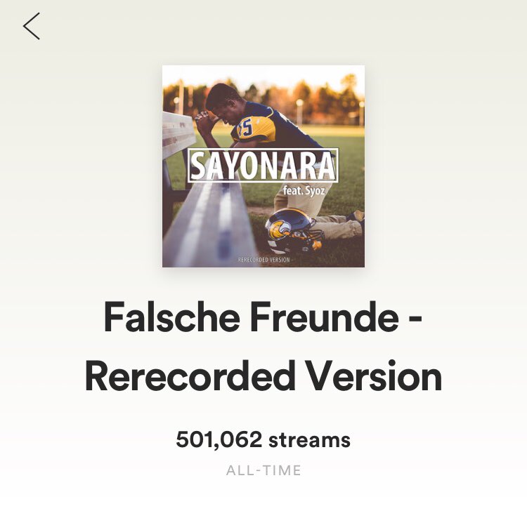 500.000 Streams auf #Spotify! 🎵🔥
Vielen Dank für euren Support ❤️