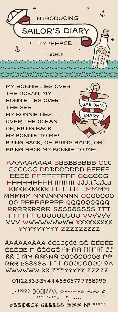 David Zydd On Twitter Sailors Diary Tattoo Style Font For 16 00