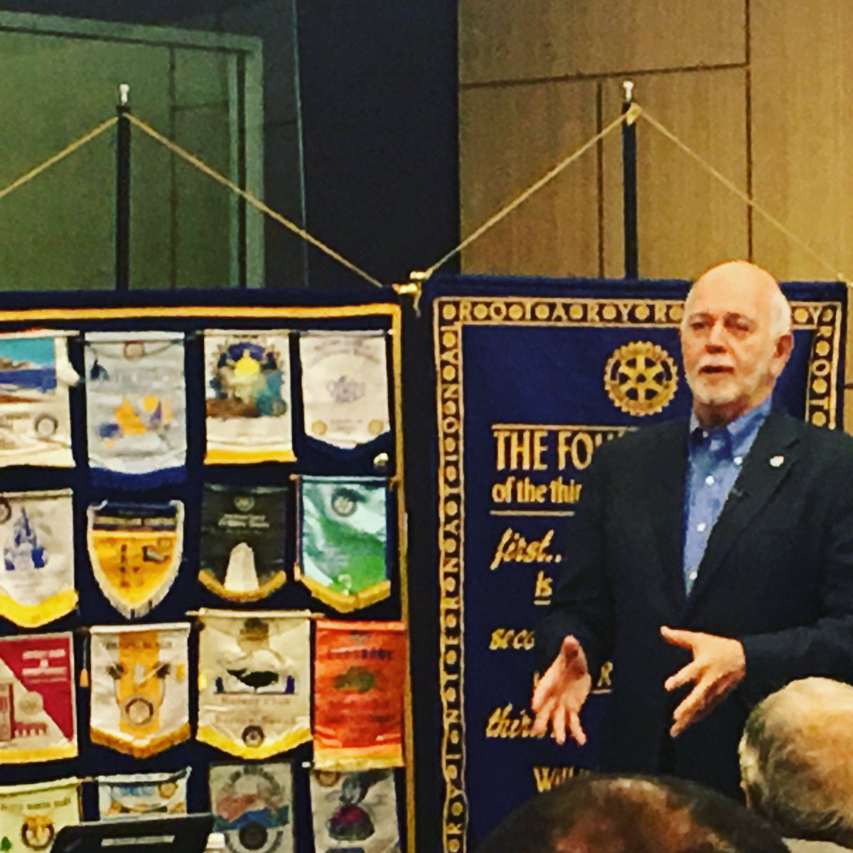 "A wave is a force of nature just as Rotary is a force for change." Tuesday morning inspiration from #Rotary President <a href="/RotaryRassin/">Barry Rassin</a>!