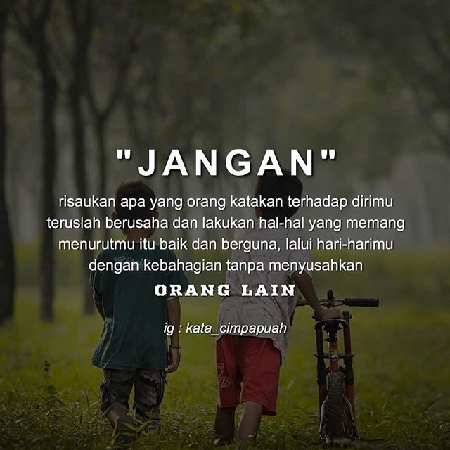 Jangan Menyusahkan Orang Lain - alsalaman