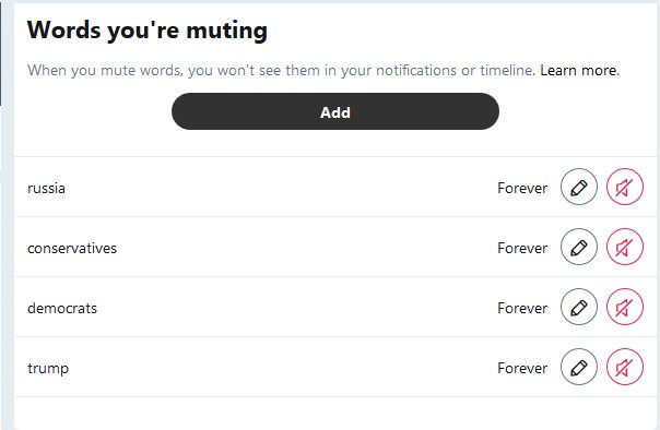 Winstrumentals's tweet photo. Not on here for politics. This mute feature is tha best! #succeed #motivation #work https://t.co/7N6FHjOwsa
